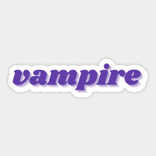 vampire Sticker